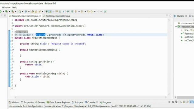 Types of Spring Bean scope with examples | Spring Boot Tutorial Episode - 6 | Proto hub смотреть онлайн
