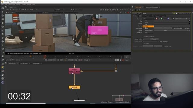 HOW TO EXPORT ALPHA FROM NUKE | TWO MINUTES TUESDAY | VFX VIBE смотреть онлайн
