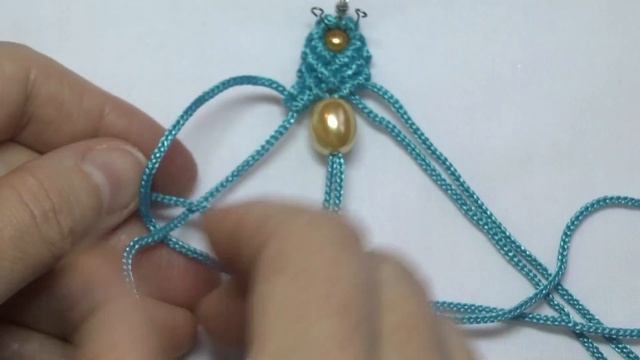 Простые серьги в технике макраме своими руками смотреть онлайн