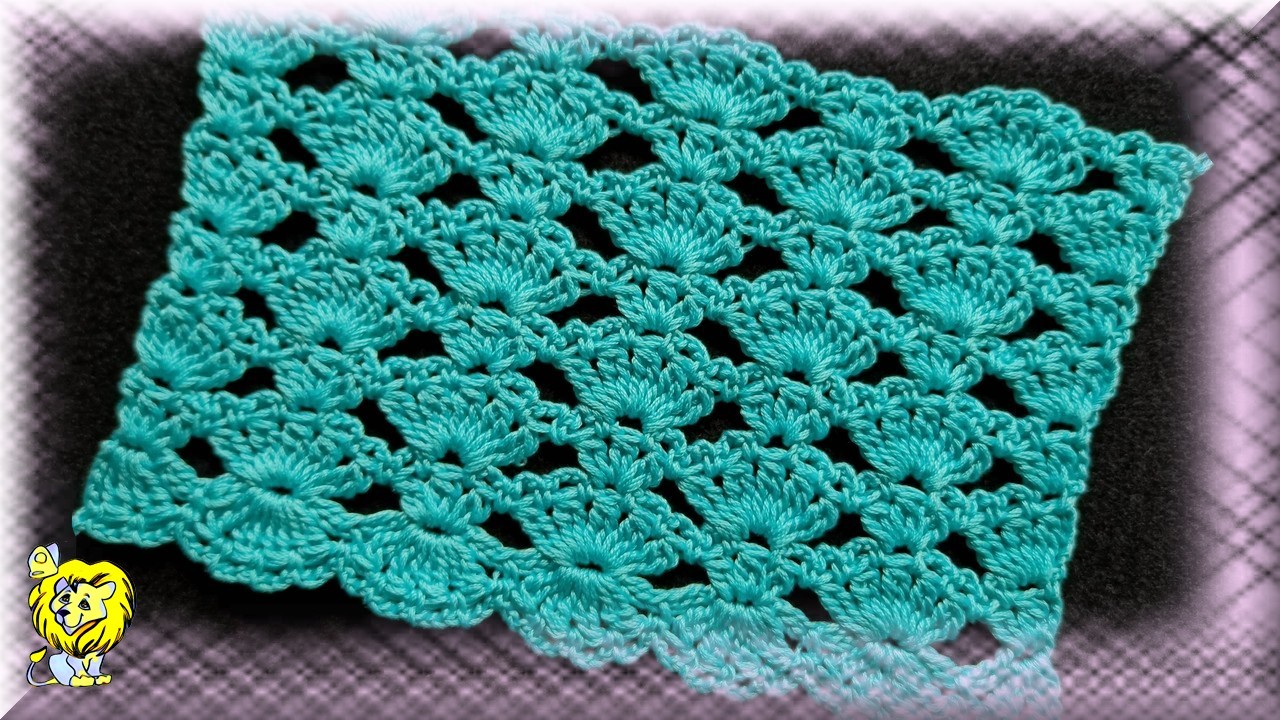 УЗОР крючком КУДРЯВЫЙ. Обвязка края смотреть онлайн