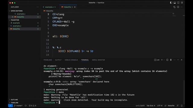 find memory errors quickly. (-fsanitize, addresssanitizer) смотреть онлайн