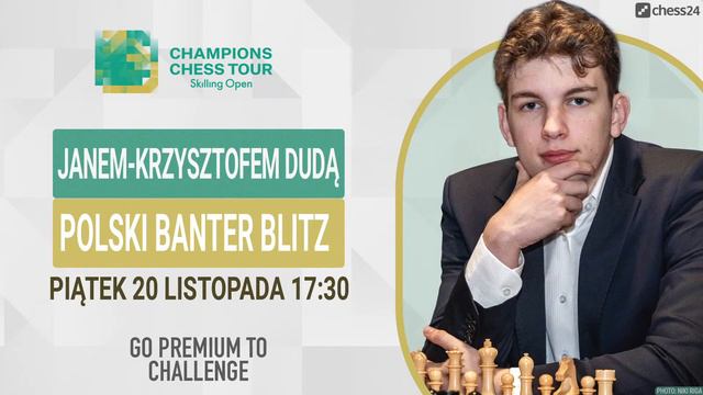 Banter Blitz and Tactics Frenzy with GM Jan-Krzysztof Duda смотреть онлайн