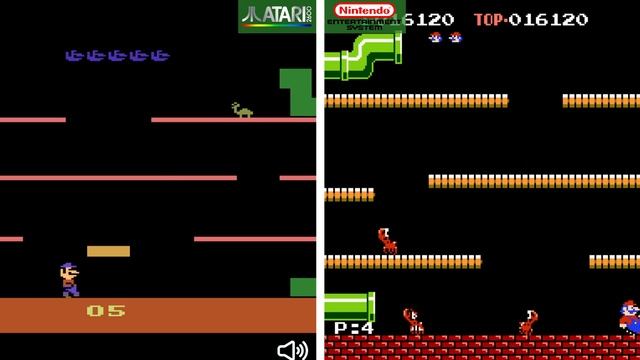 Mario Bros. - Atari 2600 vs. NES | Side by Side #67 смотреть онлайн