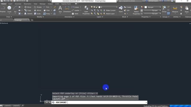 convert otomatis file PDF ke DWG di AUTOCAD 2017 смотреть онлайн