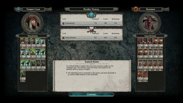 Is Vampire Coast LOW TIER? - Vs Beastmen // Total War: WARHAMMER II Multiplayer Battle