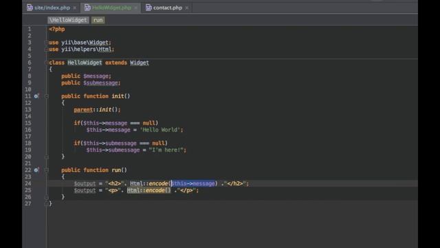 #12 Yii2 - Widgets смотреть онлайн