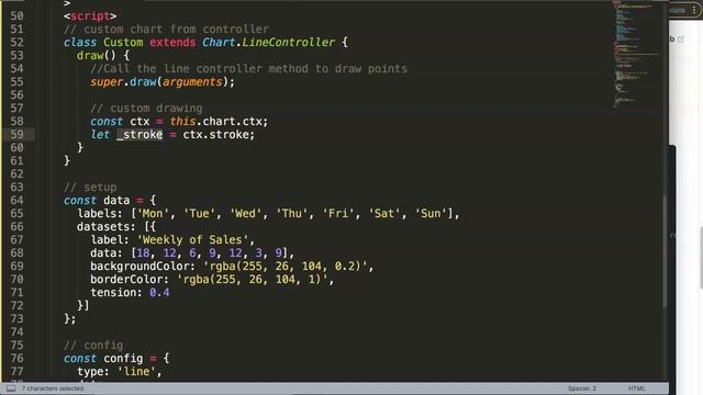 How to Add Shadows to a Line Chart in Chart JS смотреть онлайн