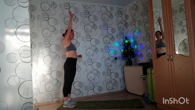 Как похудеть не выходя из дома. Тренировка на все группы мышц. Часть 2. смотреть онлайн