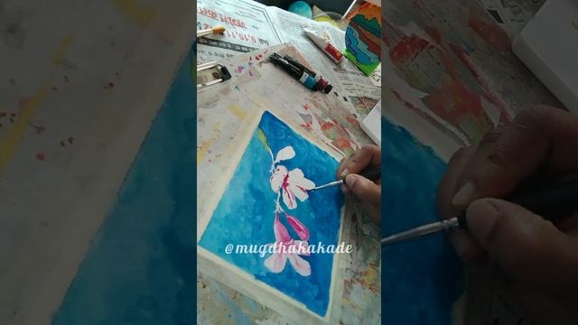 K For Kolkwitzia |  Watercolor Painting смотреть онлайн