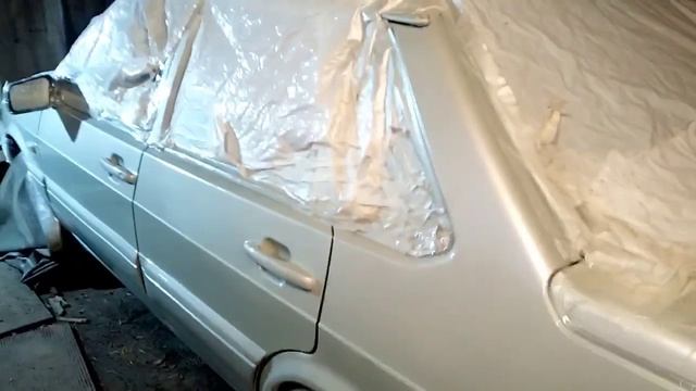 Покраска автомобиля без компрессора. электрокраскопультом. Часть 3. Покраска. смотреть онлайн