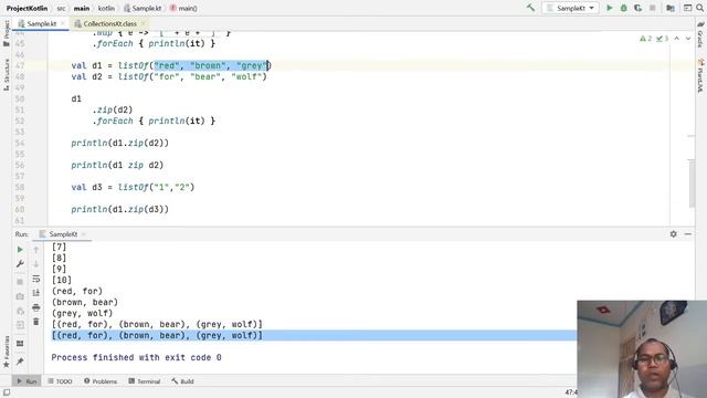 Kotlin Filter Predicate Partition Map Zip Flatten FlatMap Grouping By :: Kotlin Tutorial – Part - 1 смотреть онлайн