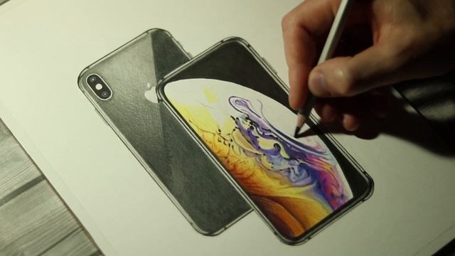 Drawing apple iPhone XS and XS MAX смотреть онлайн
