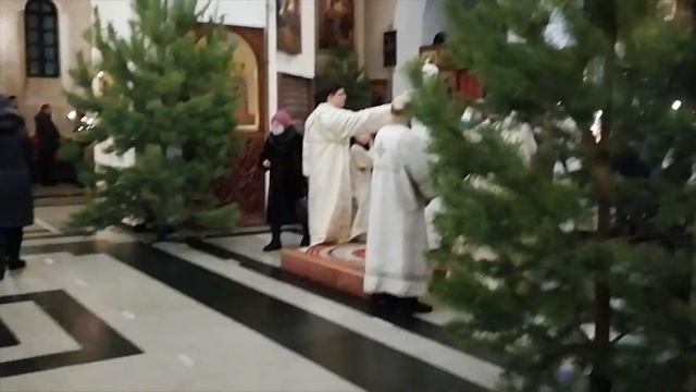 Рождественская ночь. Лесосибирск 2021. Крестовоздвиженский собор. смотреть онлайн