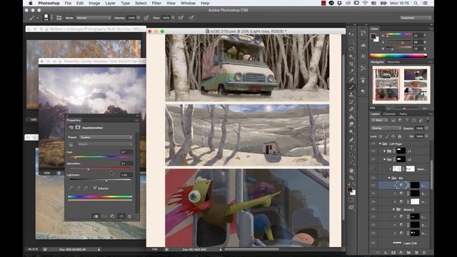 Photoshop: Hiro Nagasuna's The Dam Keeper Graphic Novel Painting Demo (#033) смотреть онлайн
