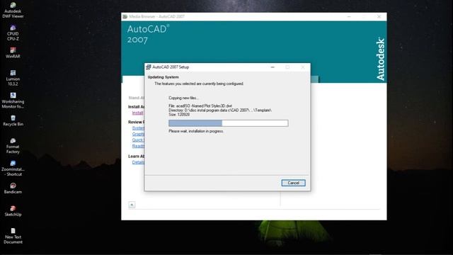 CARA INSTAL AUTO CAD 2007 смотреть онлайн