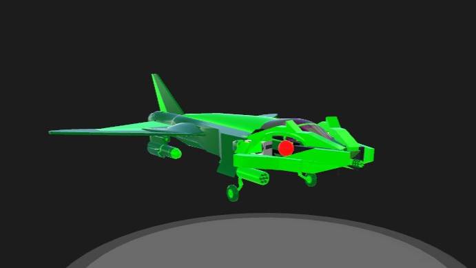 Истребитель серпентинов  в Simpleplanes.