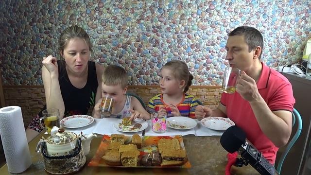 МУКБАНГ ЧАЕПИТИЕ | MUKBANG TEA PARTY #tea #StepFamily #mukbang