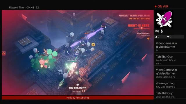Minecraft dungeons LIVE come hang out 325 subs special смотреть онлайн