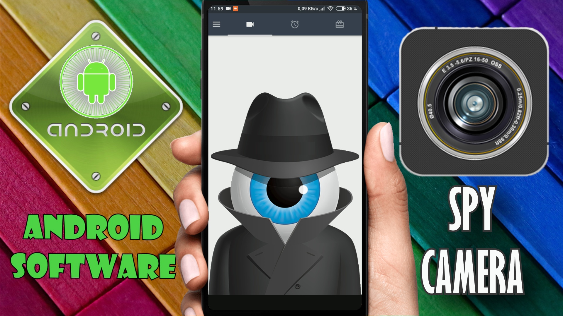 Шпионская камера для Андроид Скрытая камера для телефона ! смотреть онлайн