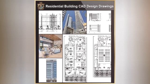 ★【Residential Building Plan,Architecture Layout,Building Plan Design CAD Design,Details Collection】 смотреть онлайн