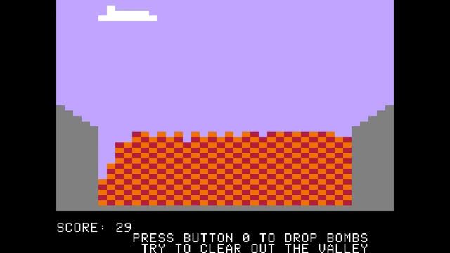 Canyon Bomber - (1978) - Apple 2 - gameplay смотреть онлайн