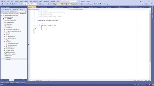 DevExtreme Grid for ASP.NET Core: Column Customization. смотреть онлайн