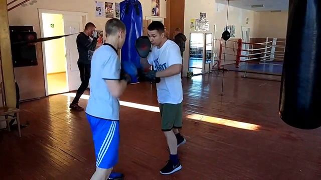 Бокс,работа на лапах, padwork смотреть онлайн