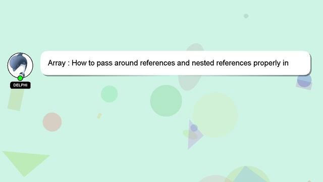 Array : How to pass around references and nested references properly in Perl смотреть онлайн