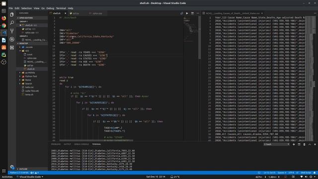 Perform search operation in a CSV file Using Shell Script, Python and C++ смотреть онлайн
