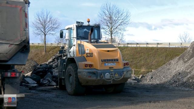 Liebherr L 538, A 918 Compact, Stuttgart 21, PFA 1.3a, 29.11.2023.