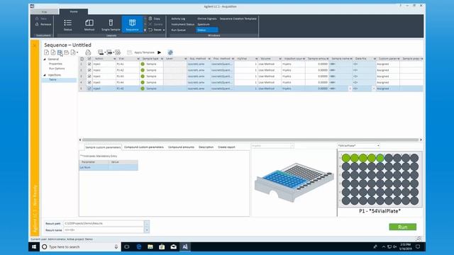 OpenLab CDS for ChemStation Users - Create a sequence смотреть онлайн
