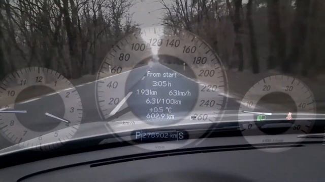 Mercedes W211 E-Class E280 CDI fuel consumption / zużycie paliwa смотреть онлайн