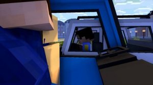 «Get out of my car now» _Minecraft animation