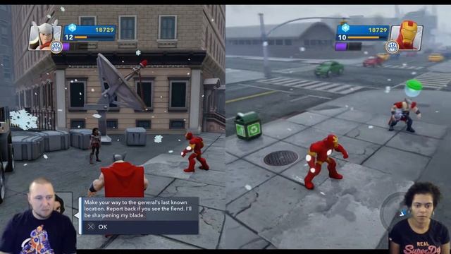 Disney Infinity 2.0 Marvel Super Heroes: CO-OP Gameplay Walkthrough part 17 THE AVENGERS смотреть онлайн