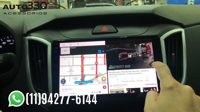 Hyundai Creta com Multimídia Kronos Tela QLED, Apple CarPlay/Android Auto e 4G - Auto330 Acessórios смотреть онлайн