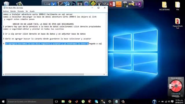 COMO INSTALAR ADVENTURE WORKS EN SQL FACIL LINK BASE EN LA DESCRIPCION смотреть онлайн