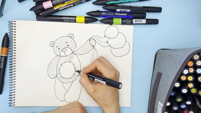 Як намалювати ведмежа - Урок 134 смотреть онлайн