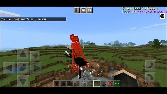SIREN HEAD and CARTOON CAT in Minecraft PE смотреть онлайн