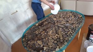 стол из эпоксидной смолы.1я.часть