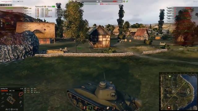 А 43 Эпическое тащунство Утёс – Стандартный бой WOT 0 9 8 Full HD смотреть онлайн