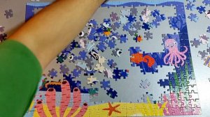 Собрали пазлы 360 деталей "Акулёнок"