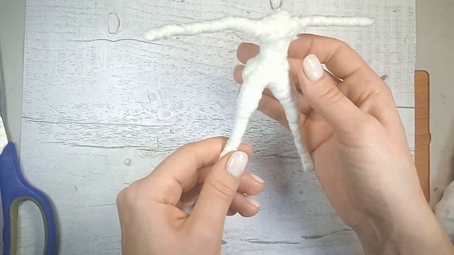 ♥Процесс создания ватной игрушки "Зайка и Кошечка"♥ смотреть онлайн