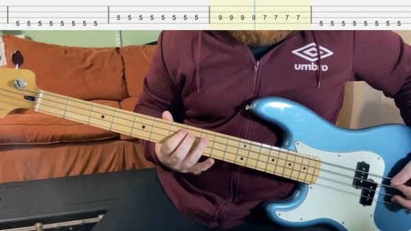 Blink-182 - Online Songs (Bass Cover with Tabs)
