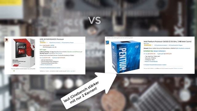 55 Euro AMD Quadcore BESSER als Intel Pentium G4560? | ZUSCHAUERFRAGE смотреть онлайн