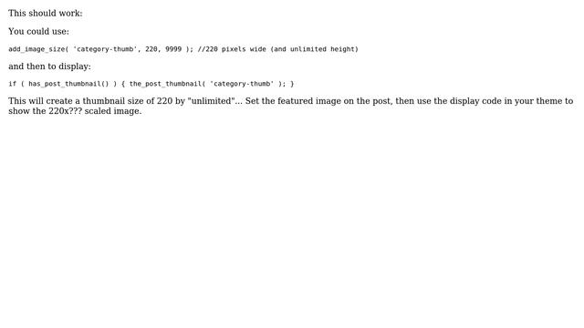 Wordpress: The post thumbnail, scale (3 Solutions!!) смотреть онлайн