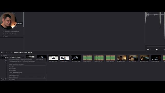 DaVinci Resolve 18 для НОВИЧКОВ / ПОЛНЫЙ ГАЙД / Часть 3 - Страница MEDIA смотреть онлайн