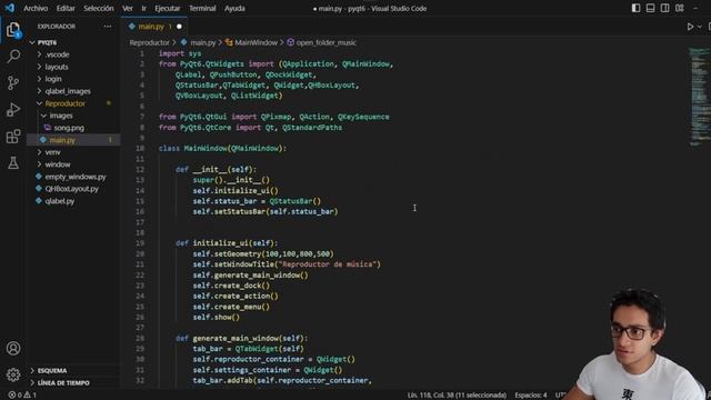 Curso PyQt6 - Hagamos nuestro propio reproductor de música. QListWidget Video 20 смотреть онлайн