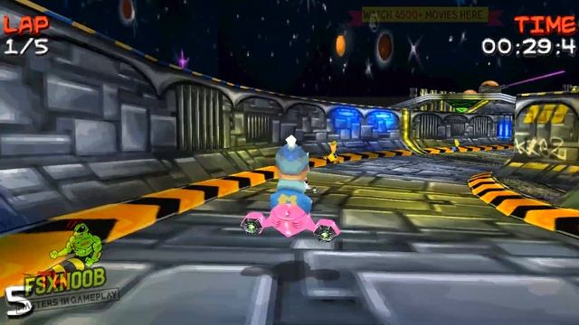 Kid Friendly Racer - Miracle Space Race Gameplay Review PSX PS1 4K смотреть онлайн