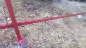 Забор в пластиковой трубе