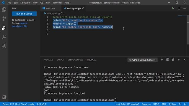 Curso Python PGY Parte 2 [Variables, Entrada y Salida] смотреть онлайн